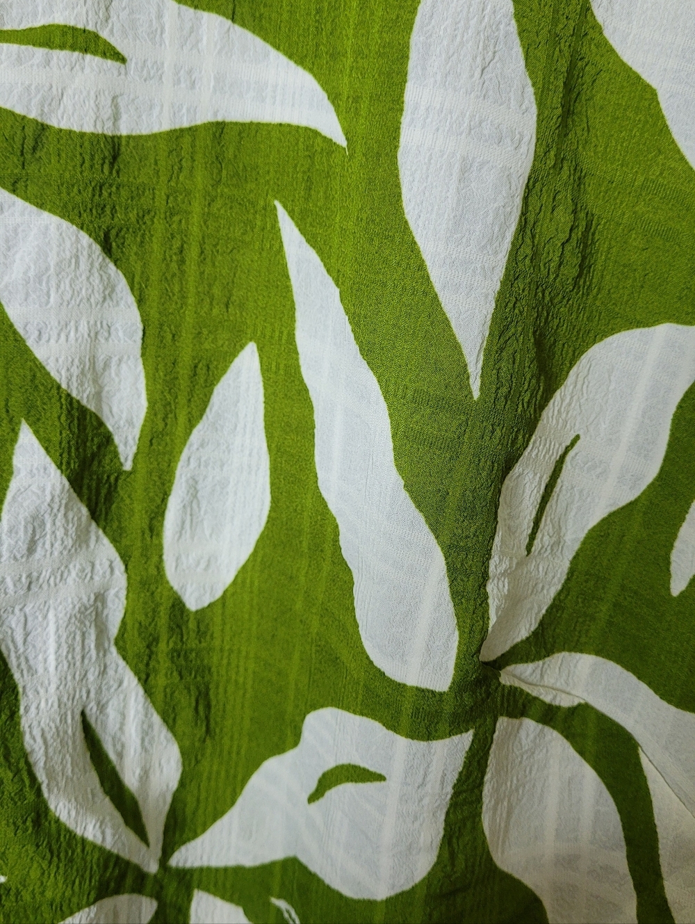 Haver London Tie Front Button Up Top Size 1X - Picture 4 of 8